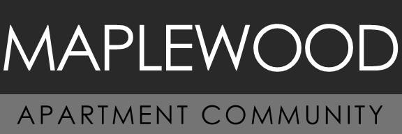 A black and white image of apartment community sign.